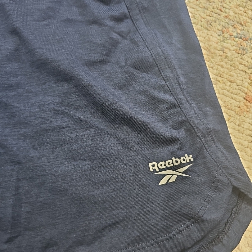 New Balance, Reebok Shorts Navy Blue Size Medium - Picture 3 of 11